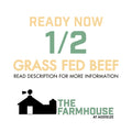 1/2 Beef Share $1000 DEPOSIT ONLY 2026  READY NOW (Grass-fed, approx. 180 lbs. of beef)